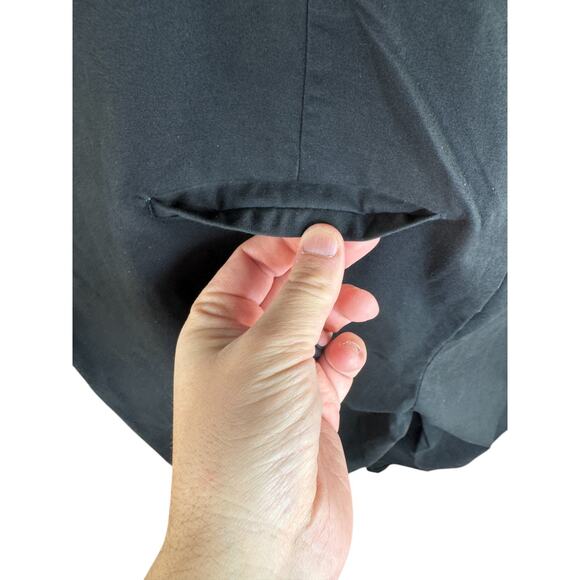 Vera Moda Womens XL "32 Black Barrel Pants Rolled Cuffs NWT Business Casual - Picture 7 of 13